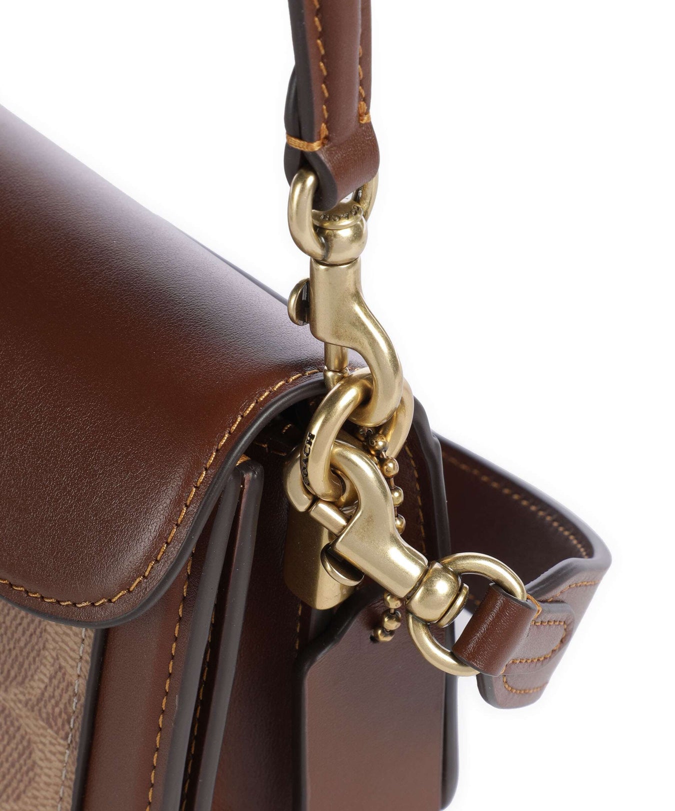 Coach Tabby 20 Shoulder bag tan brown