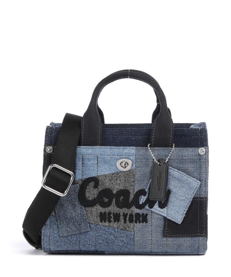 Coach Cargo Patchwork 20 Handbag denim/multicolour