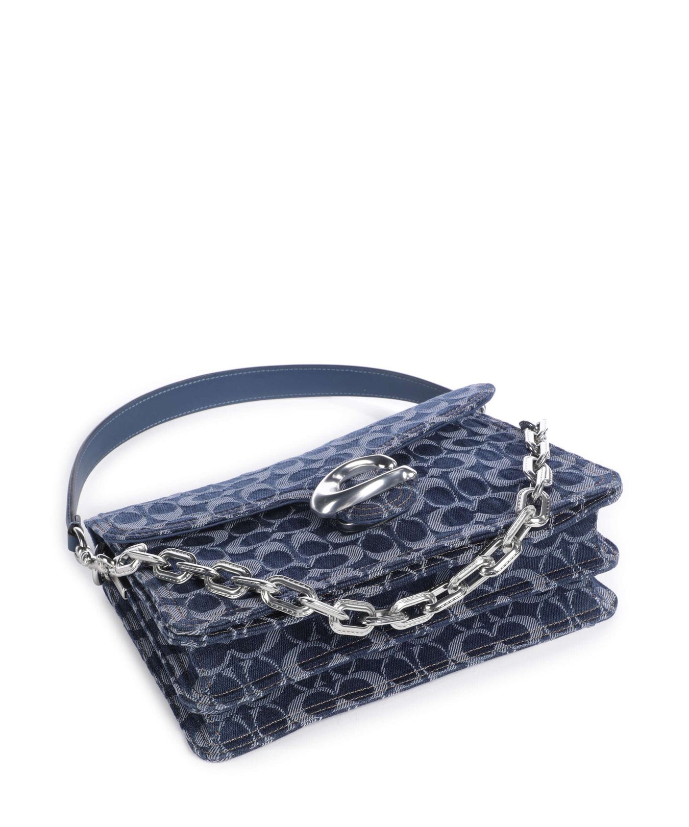 Coach Tabby Signature Chain Shoulder bag deep blue/multicolour