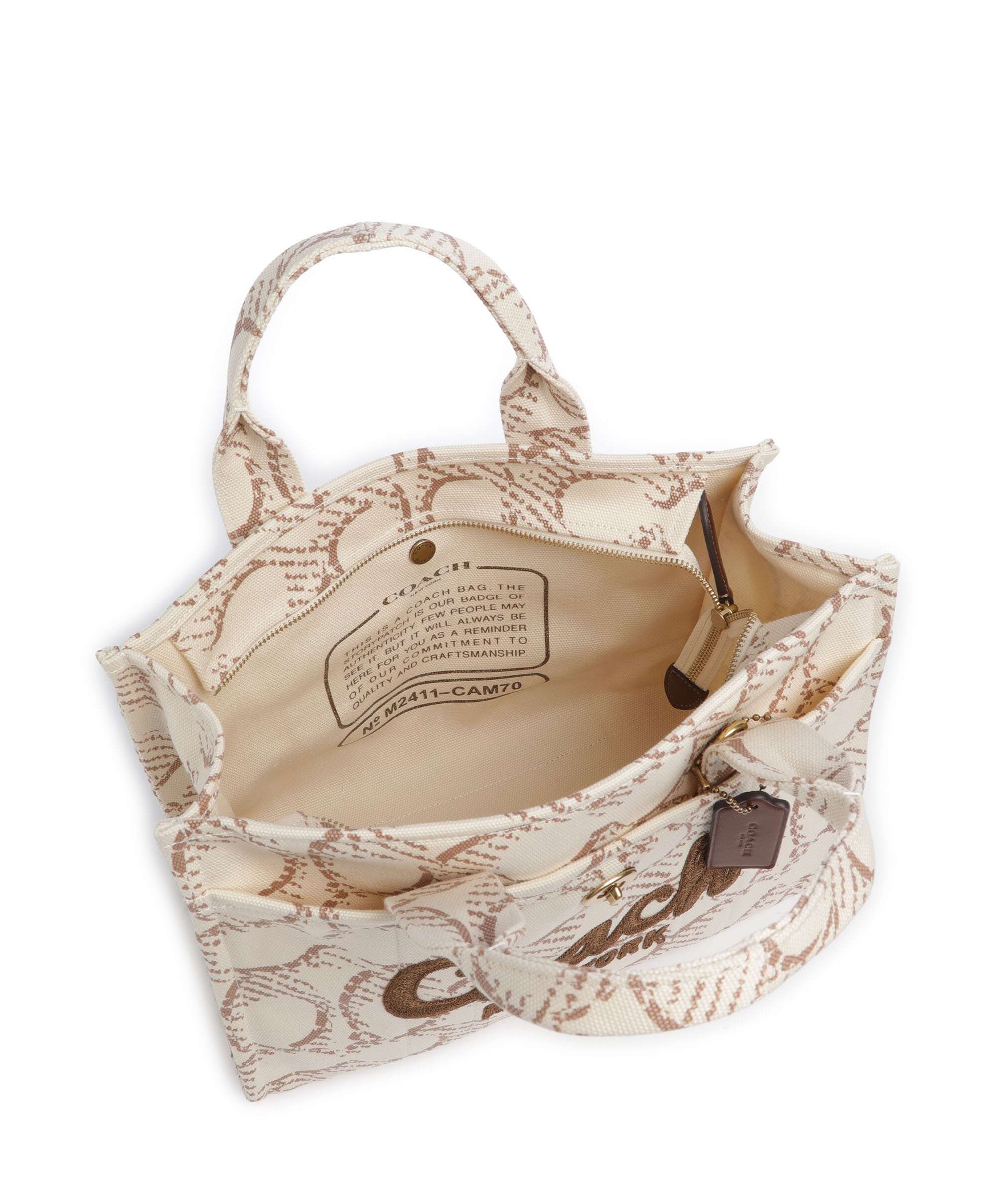 Coach Cargo Signature Handbag natural/multicolour