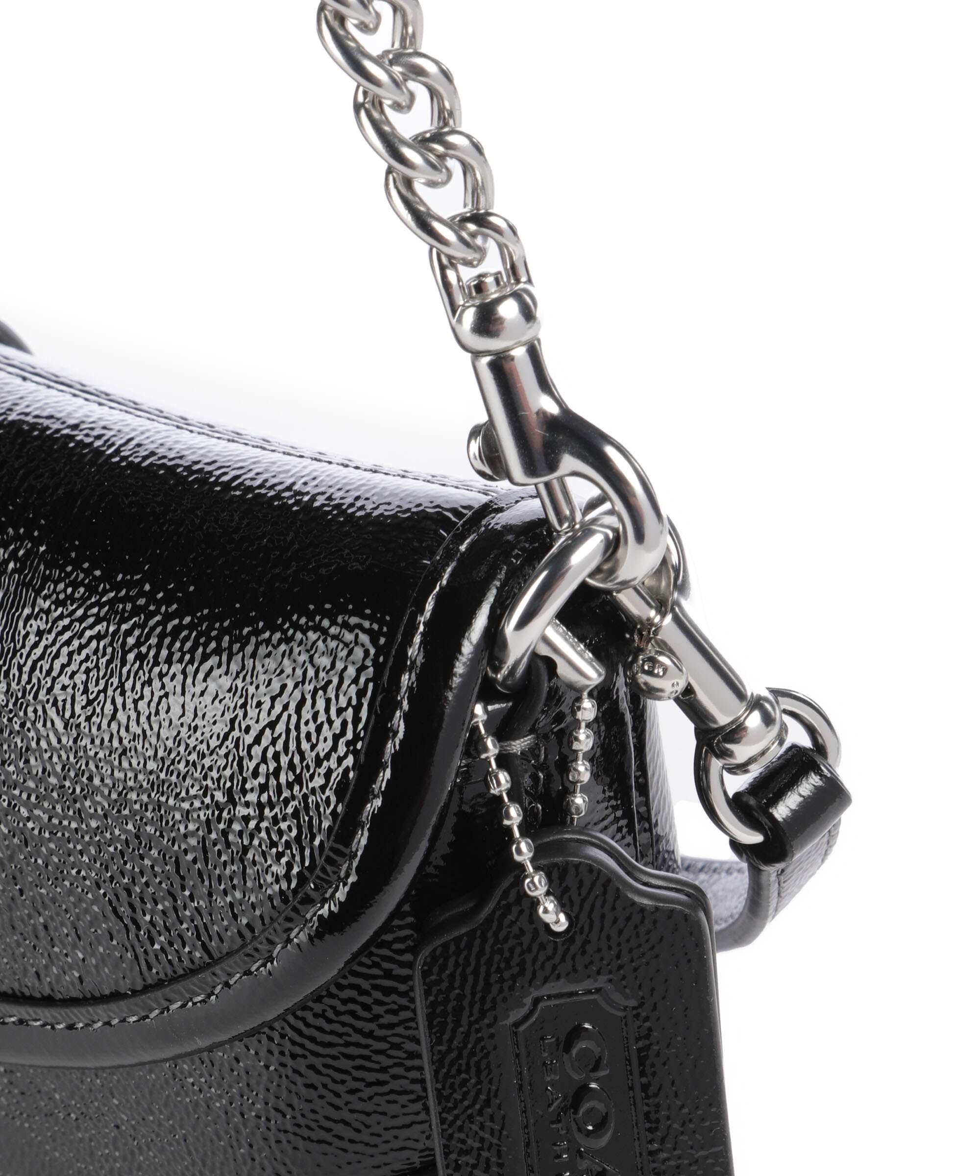 Coach Soho Crinkle Patent 25 Shoulder bag black