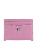 Coach Essential Pillow Credit card holder fuchsia