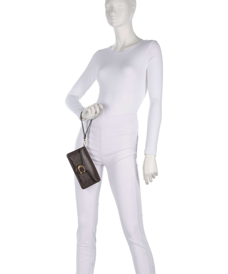 Coach Tabby Signature Chain 19 Crossbody bag maple