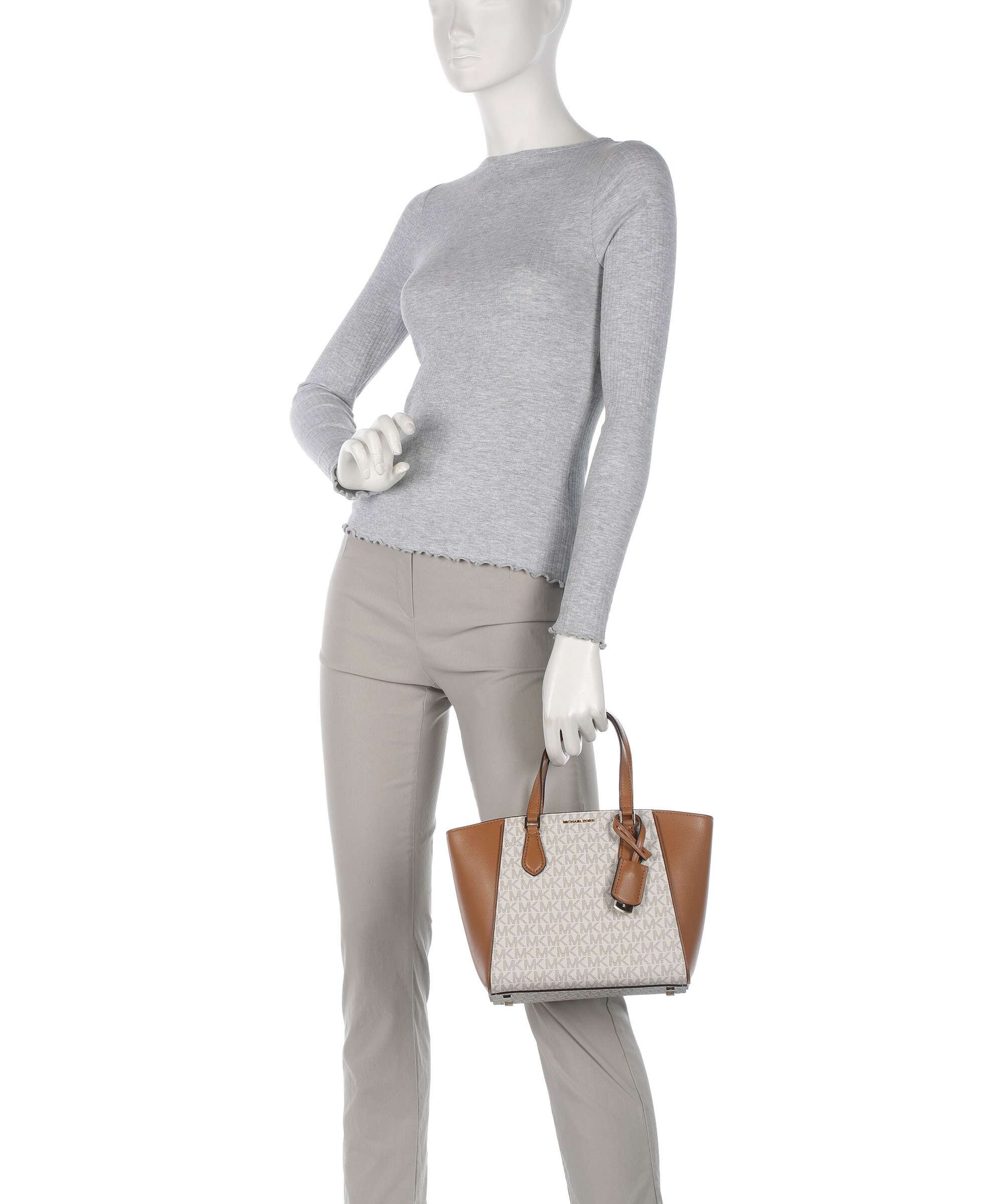 Michael Kors Taryn Handbag vanilla/acorn