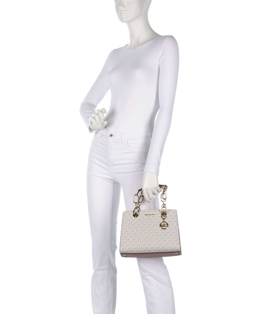Michael Kors Cynthia Handbag vanilla/acorn