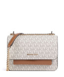 Michael Kors Claire Small Bolsa tiracolo vanilla/acorn