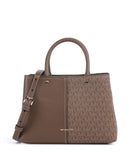 Michael Kors Flora Medium Bolsa dark caramel