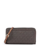 Michael Kors Jet Set Large Continental Bolsa tiracolo brown/acorn