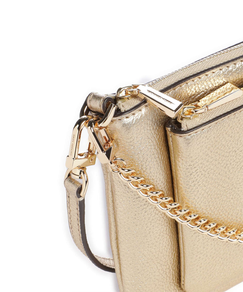 Michael Kors Jet Set Crossbody bag pale gold