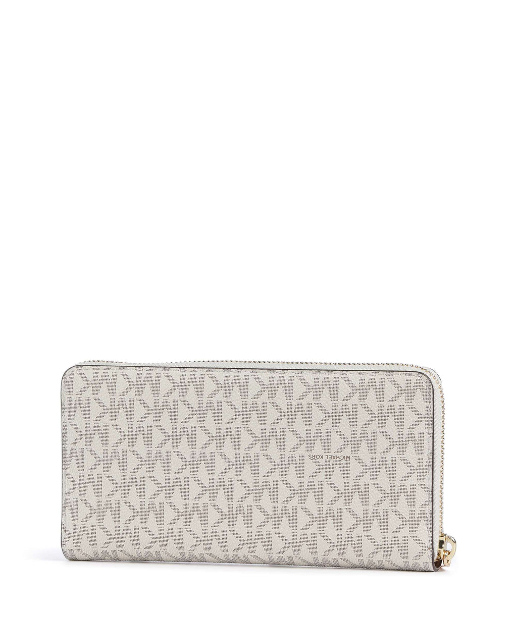 Michael Kors Jet Set Large Wallet vanilla/acrn