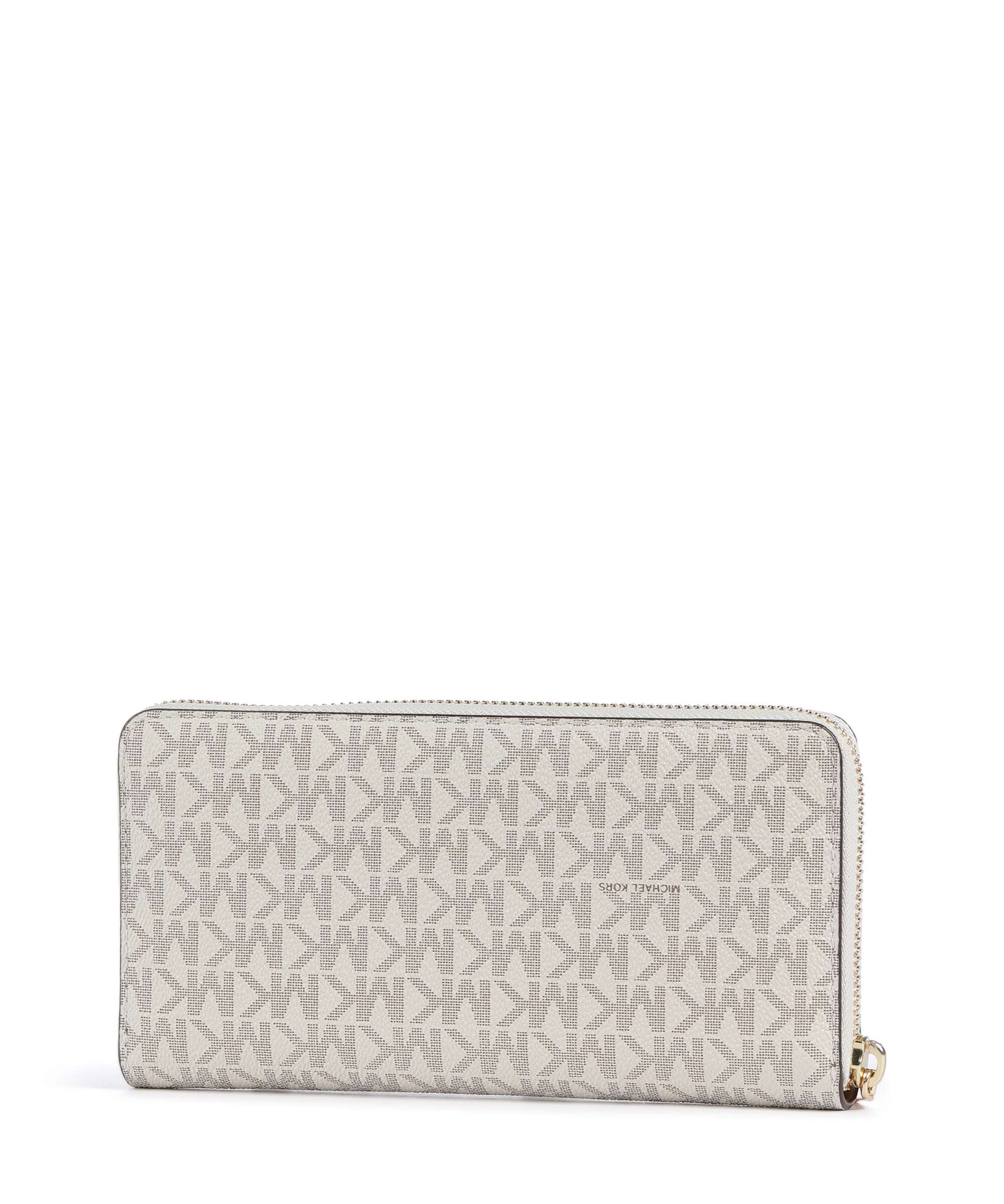 Michael Kors Jet Set Large Wallet vanilla/acrn