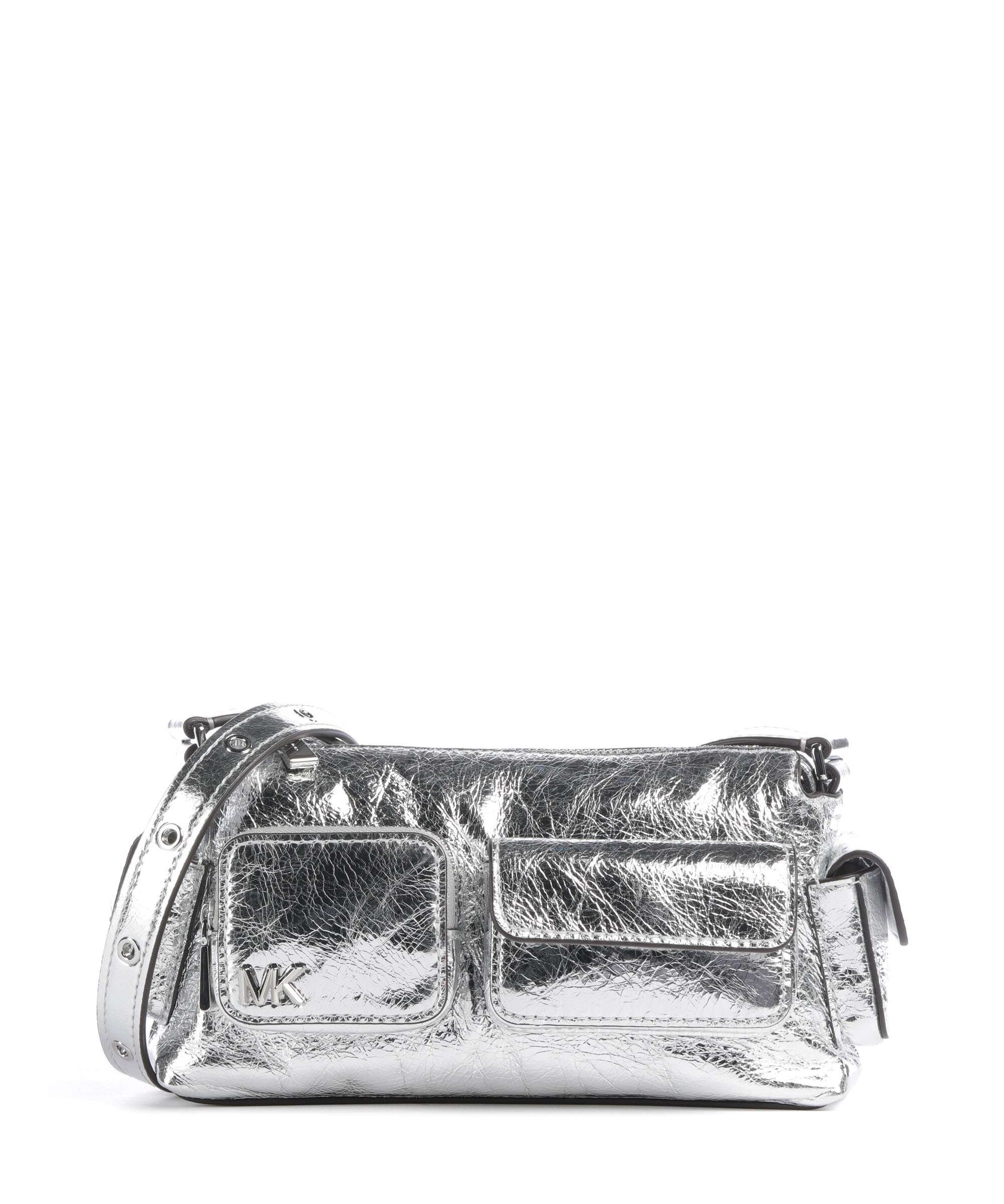 Michael Kors Dakota Small Crossbody bag silver