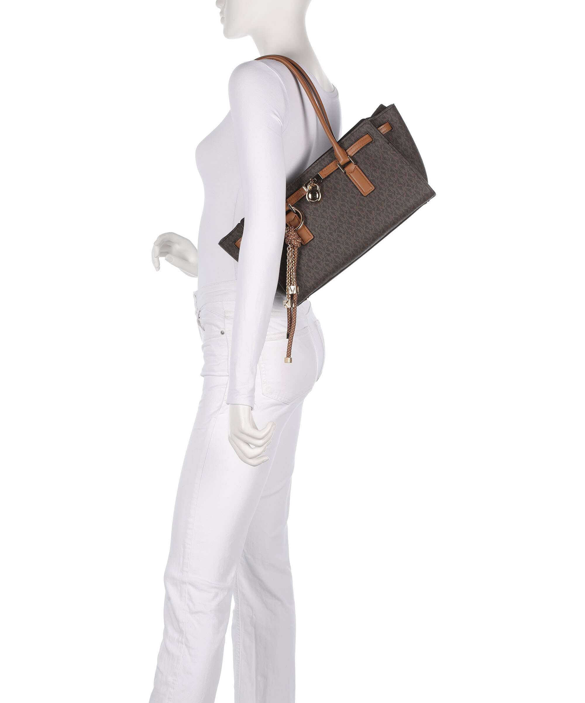 Michael Kors Hamilton Moderne Small Shoulder bag brown/acorn