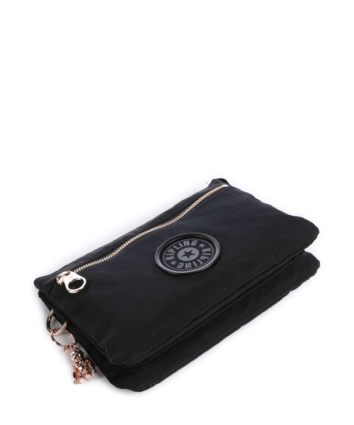 Kipling Charm Riri Zip Crossbody bag black rose spice