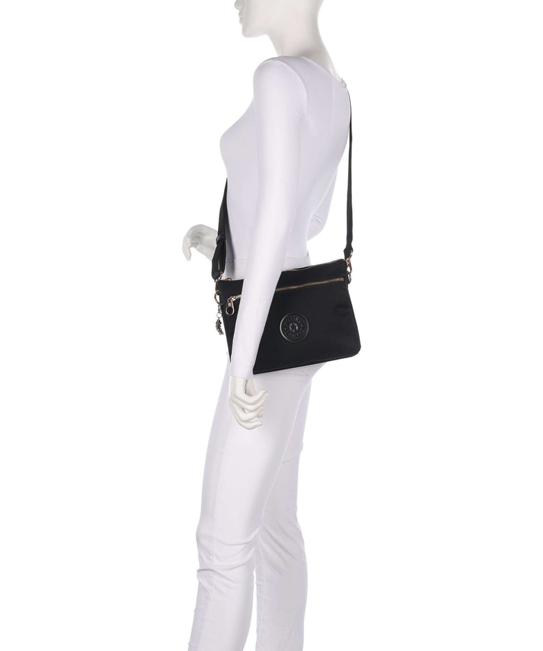 Kipling Charm Riri L Zip Crossbody bag black rose spice