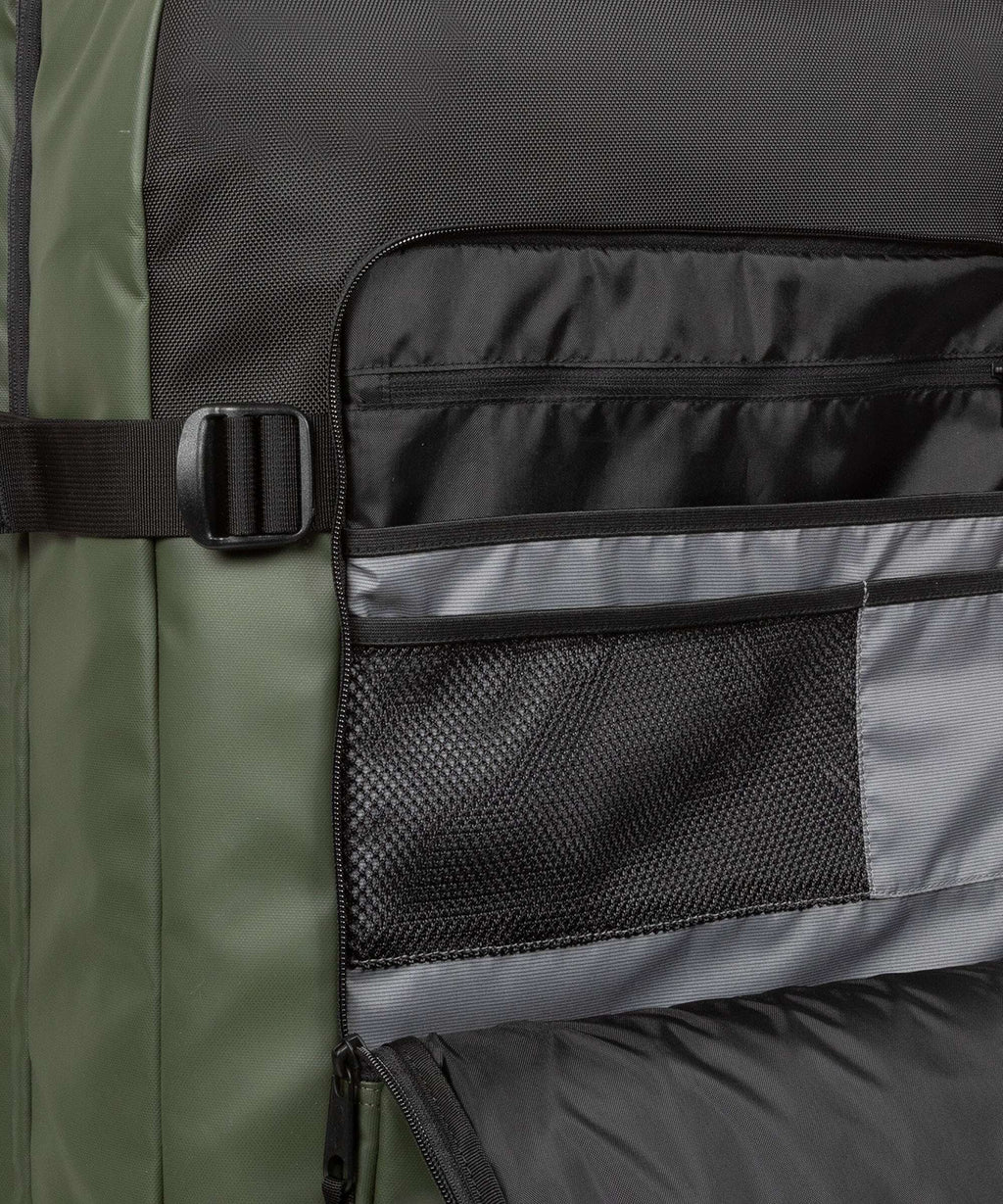 Eastpak Tranverz Cnnct L Travel bag with wheels top khaki