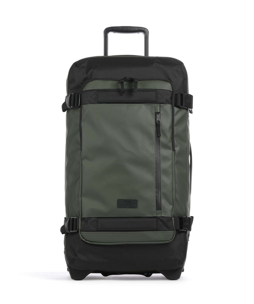 Eastpak Cnnct Tranverz M Travel bag with wheels top khaki