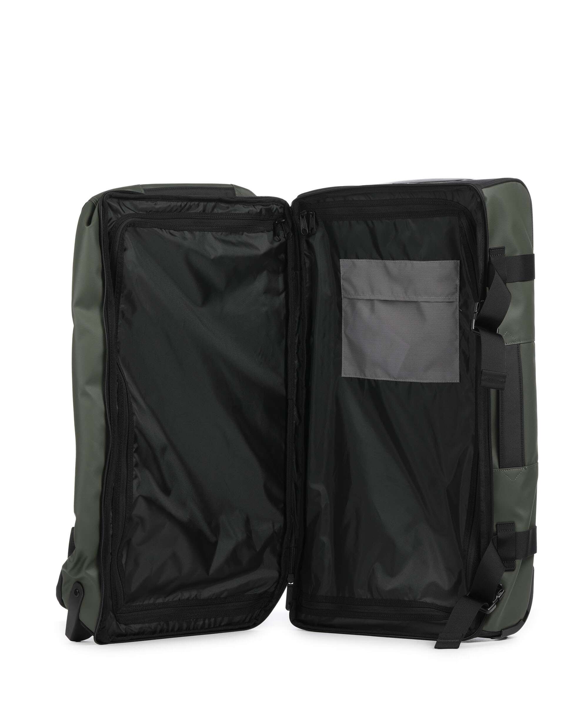 Eastpak Tranverz Cnnct M Travel bag with wheels top khaki