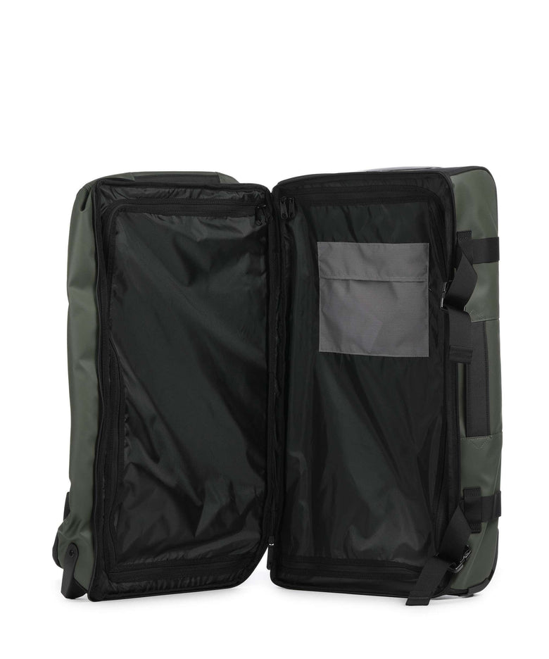 Eastpak Tranverz Cnnct M Travel bag with wheels top khaki