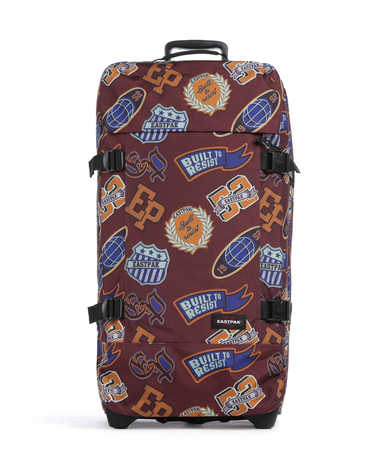 Eastpak Tranverz L Travel bag with wheels clash burgundy