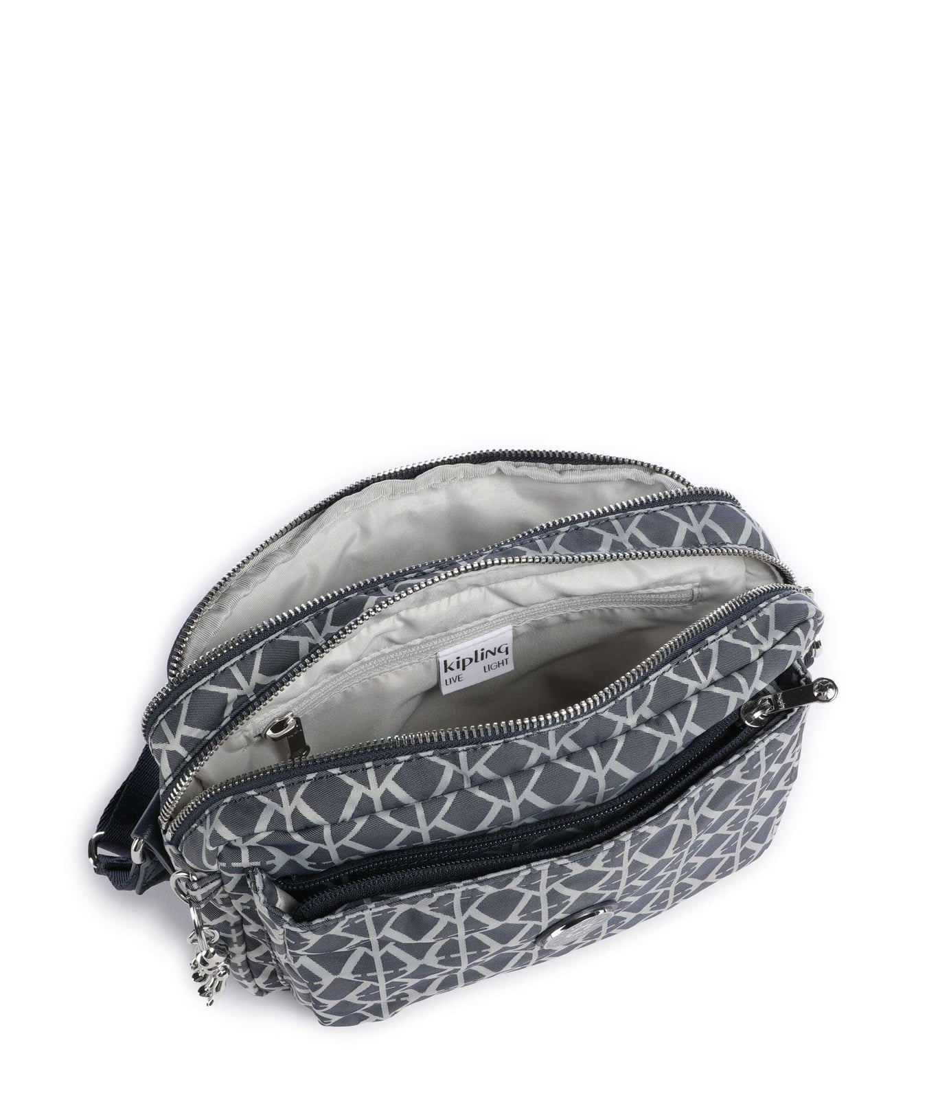 Kipling Elevated Abanu M Crossbody bag navy sign