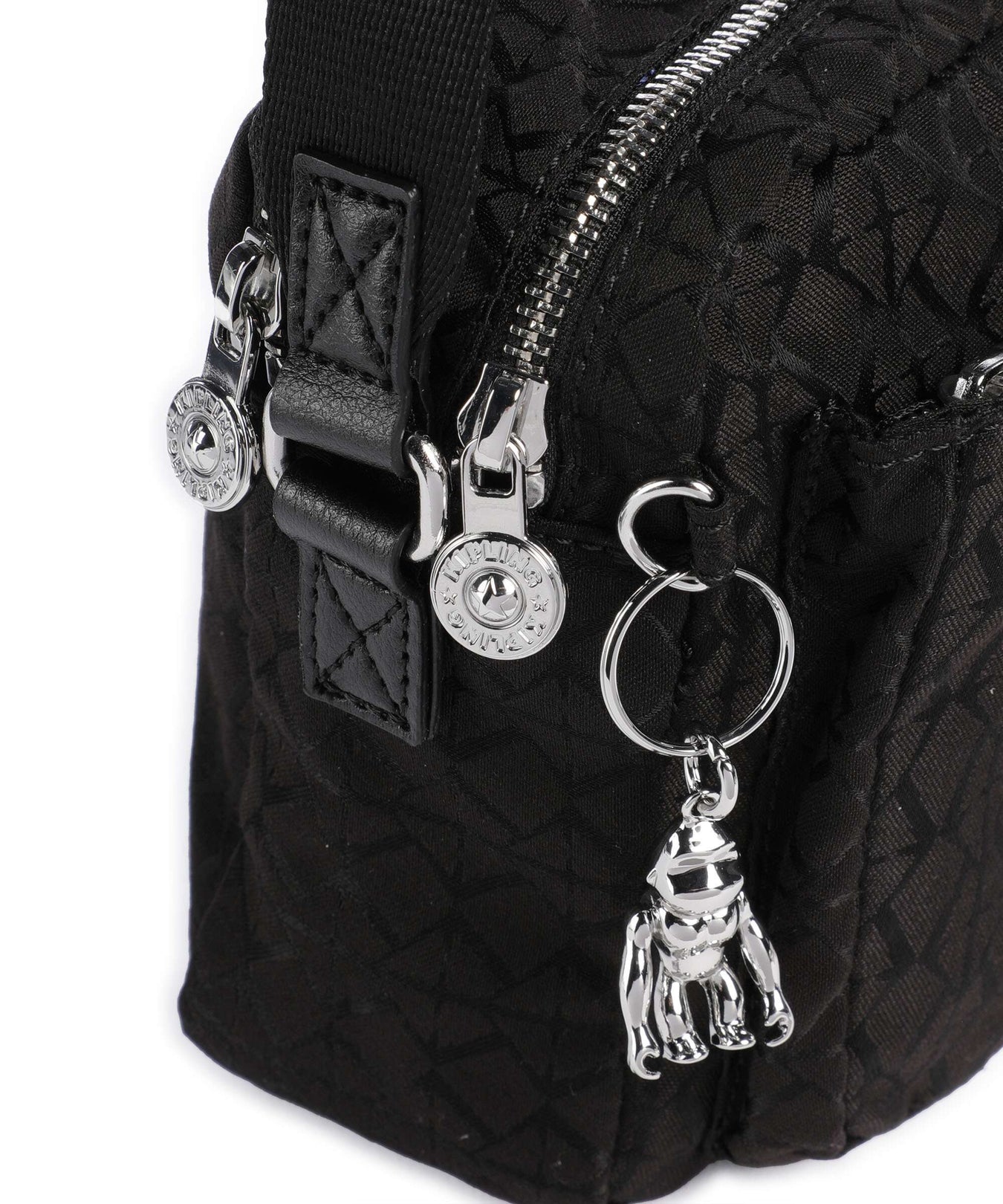 Kipling Elevated Abanu M Crossbody bag noir sign