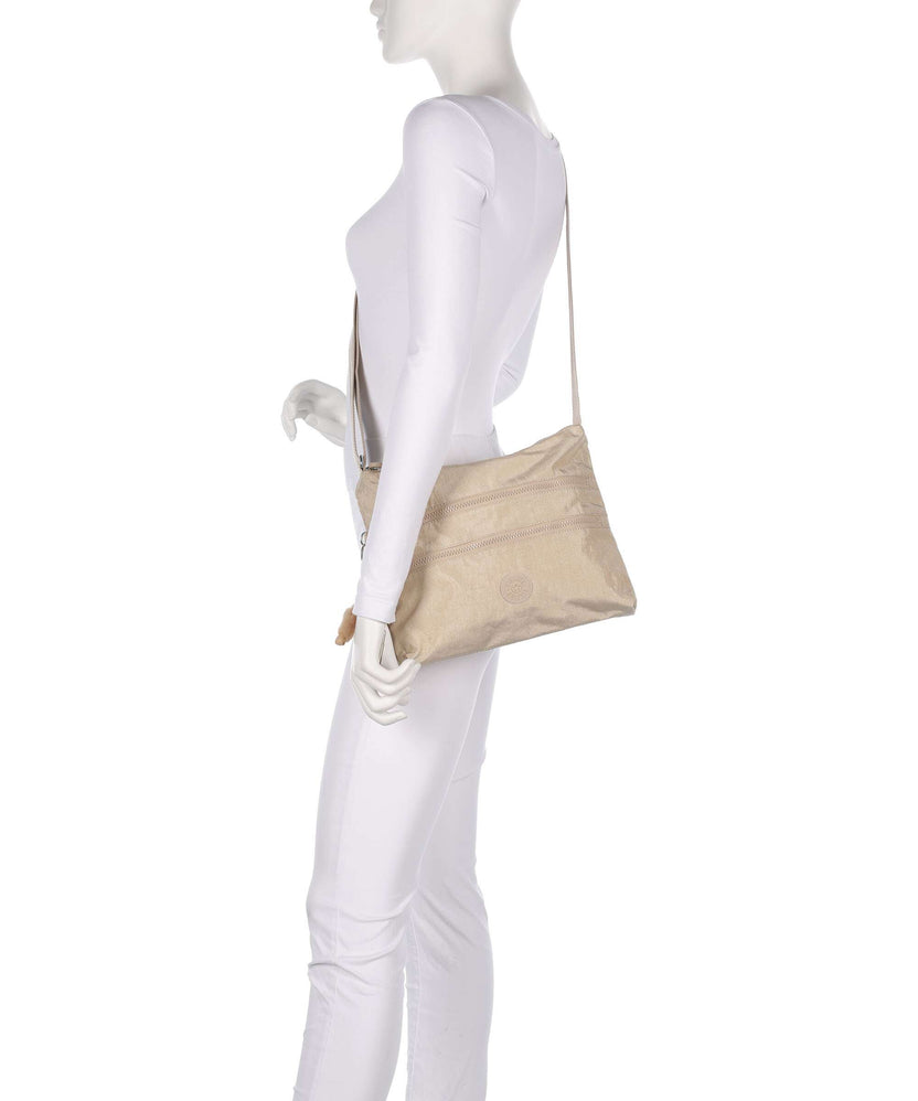 Kipling Basic Alvar Shoulder bag sparkled beige