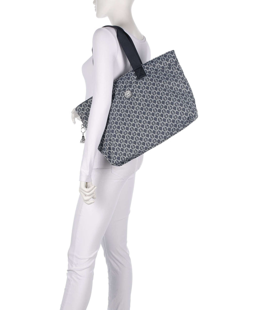 Kipling Elevated Colissa Up Tote bag navy sign