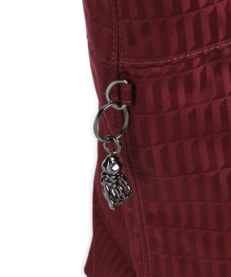 Kipling Elevated Colissa Up Tote bag maroon tile
