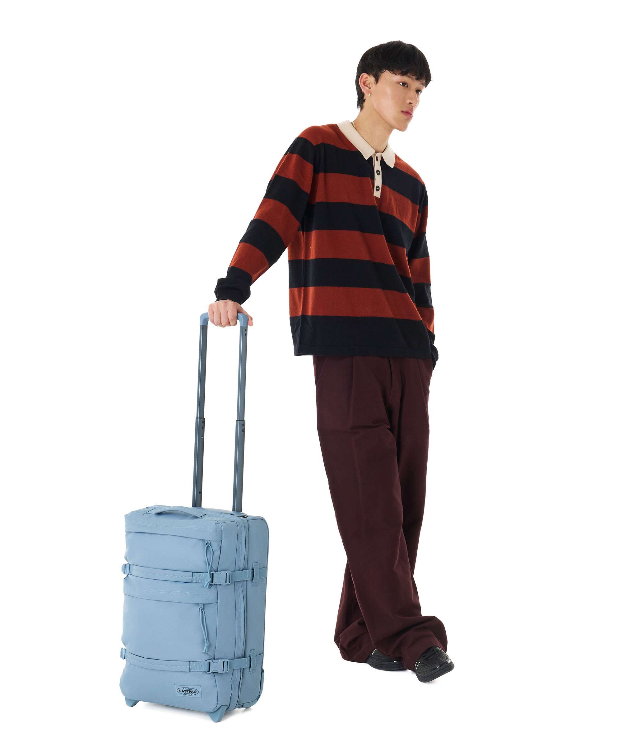 Eastpak Transit'R Plus S Travel bag with wheels monotone blue