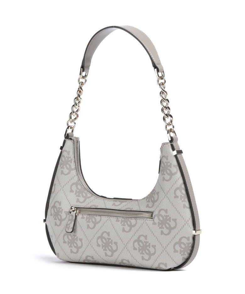 Guess Erenia Shoulder bag dark taupe logo
