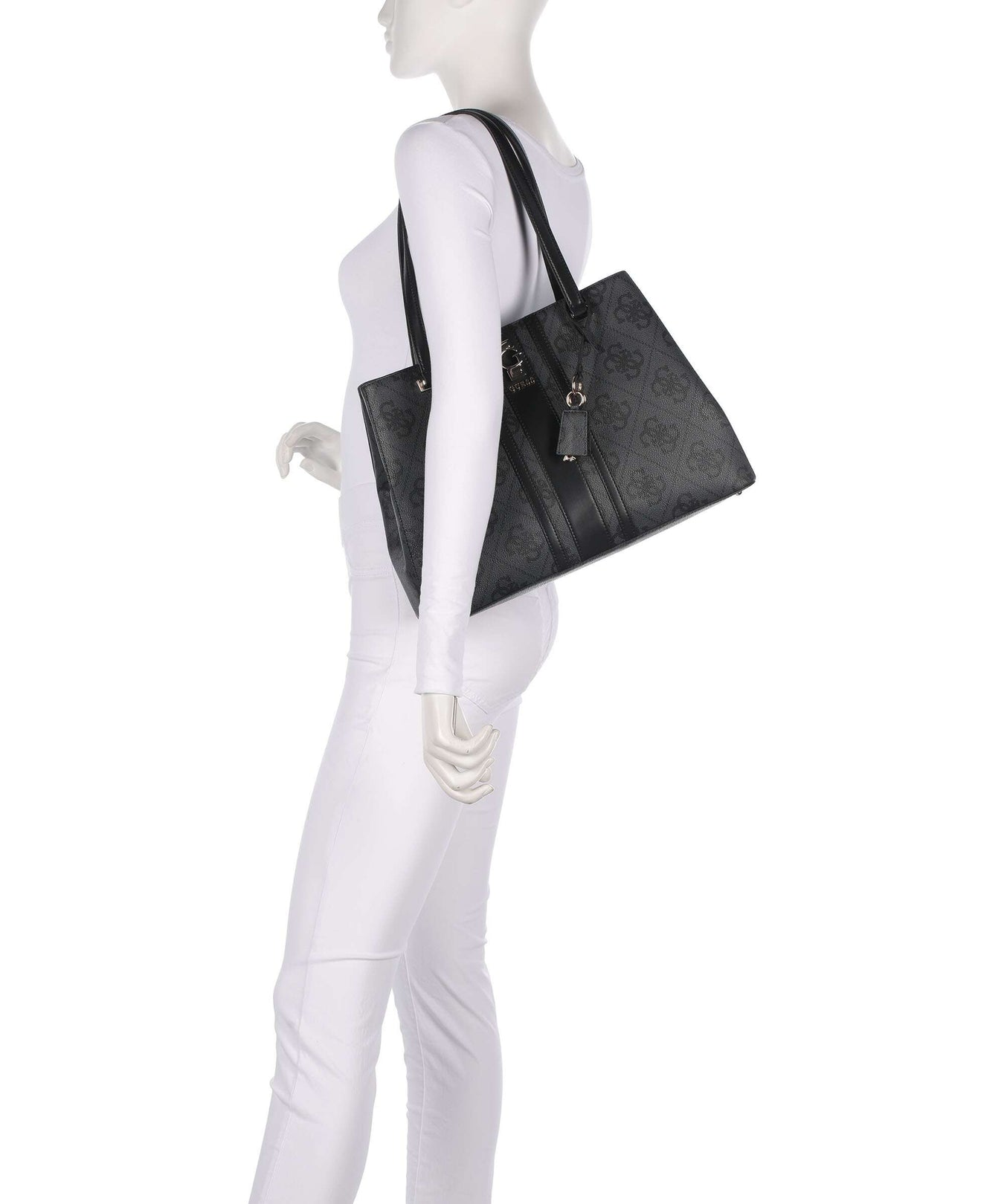 Guess Erenia Tote bag coal logo