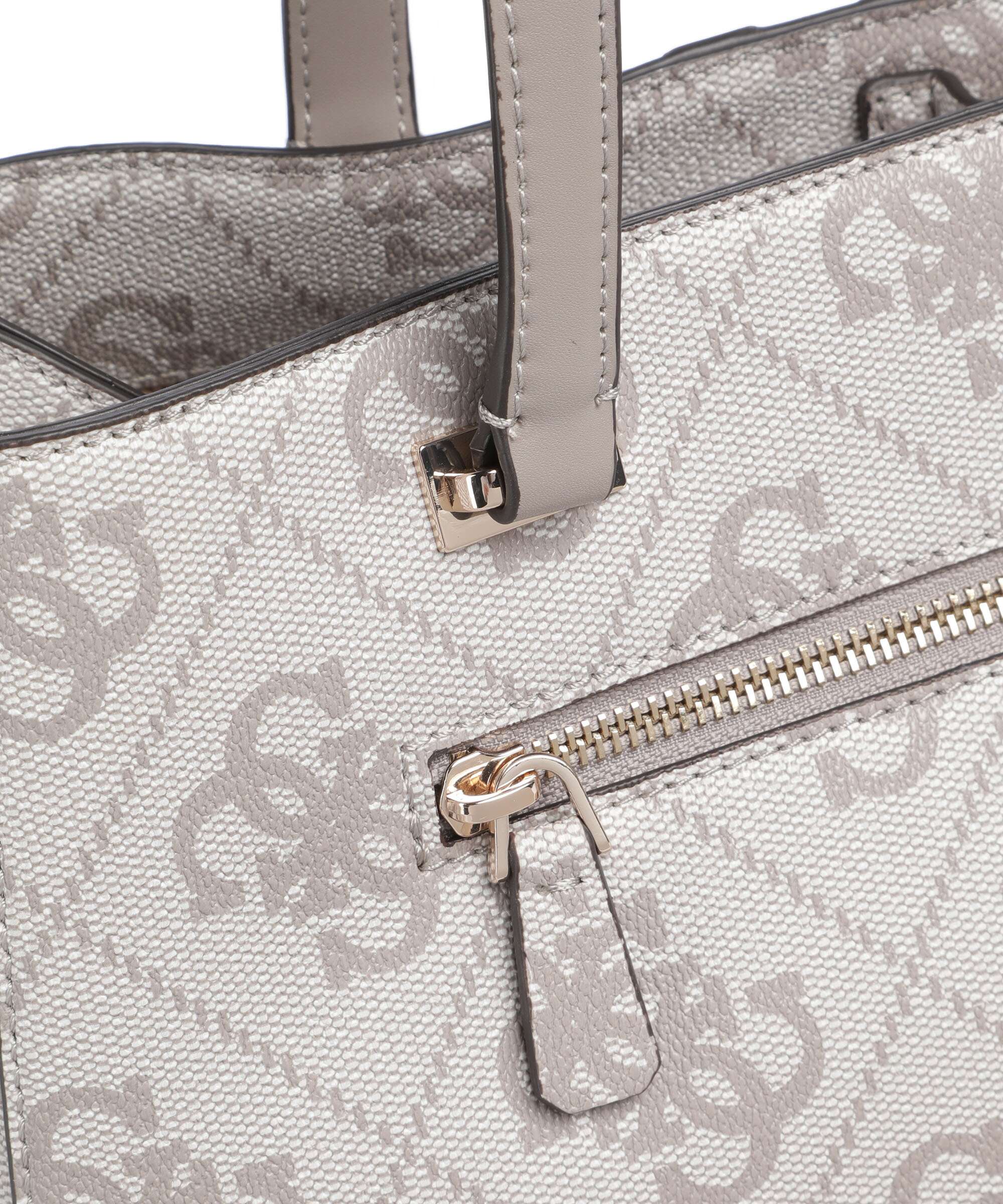 Guess Erenia Tote bag dark taupe logo