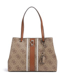 Guess Erenia bolsa shopper latte logo