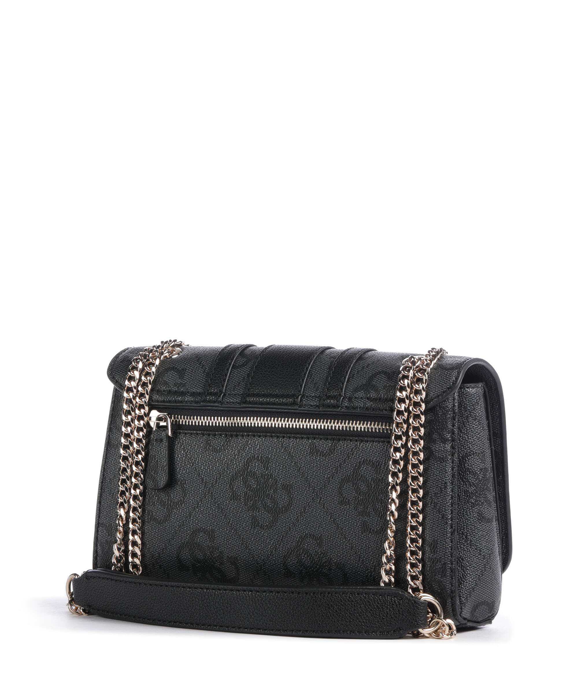 Guess Noelle II Bolsa tiracolo imitação de couro coal logo