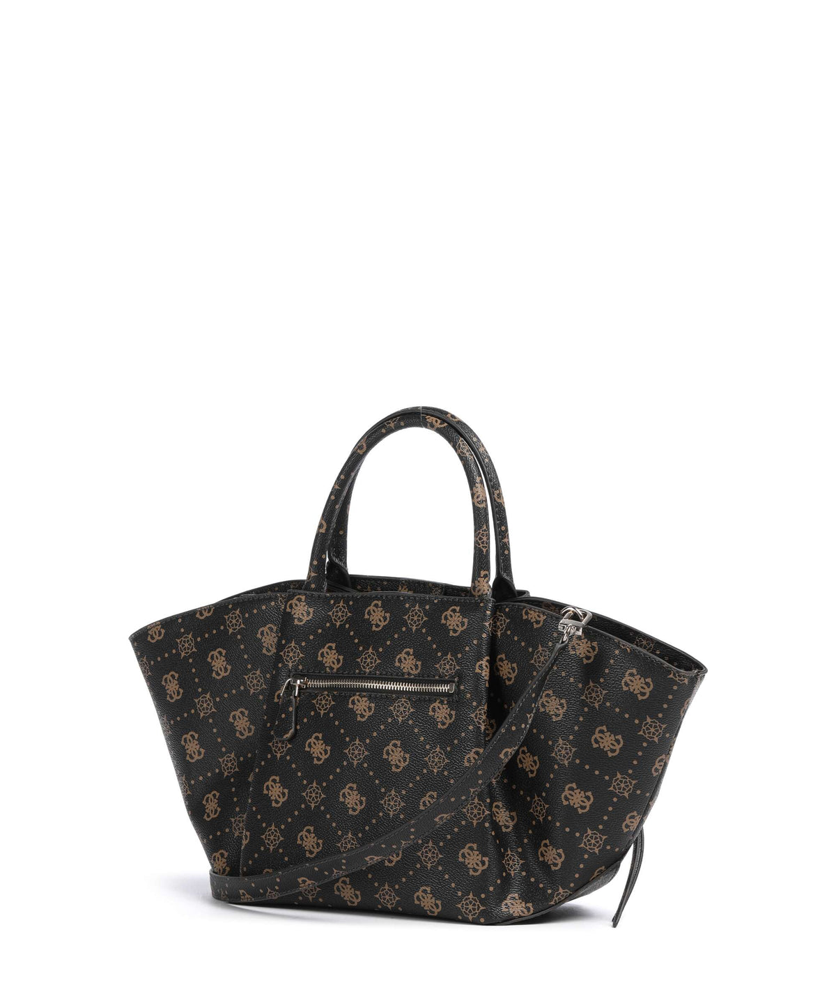 Guess Allegra Girlfriend Logo Handbag espresso logo