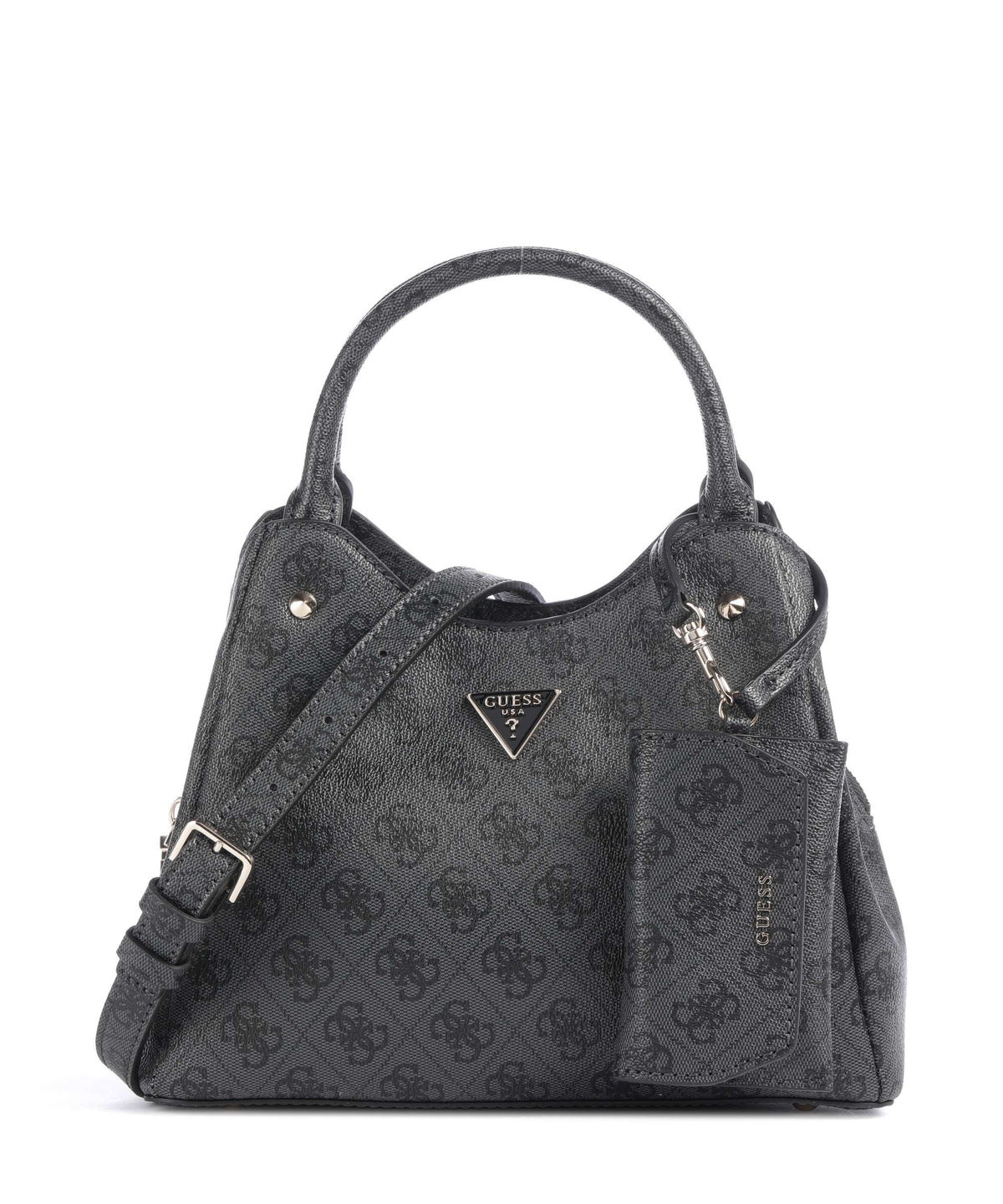 Guess Lorella Girlfriend Logo Small Handbag coal logo