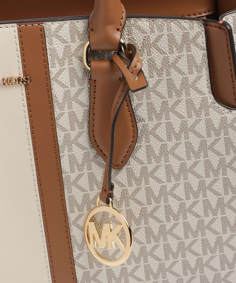 Michael Kors Becca Medium Handbag vanilla/acorn