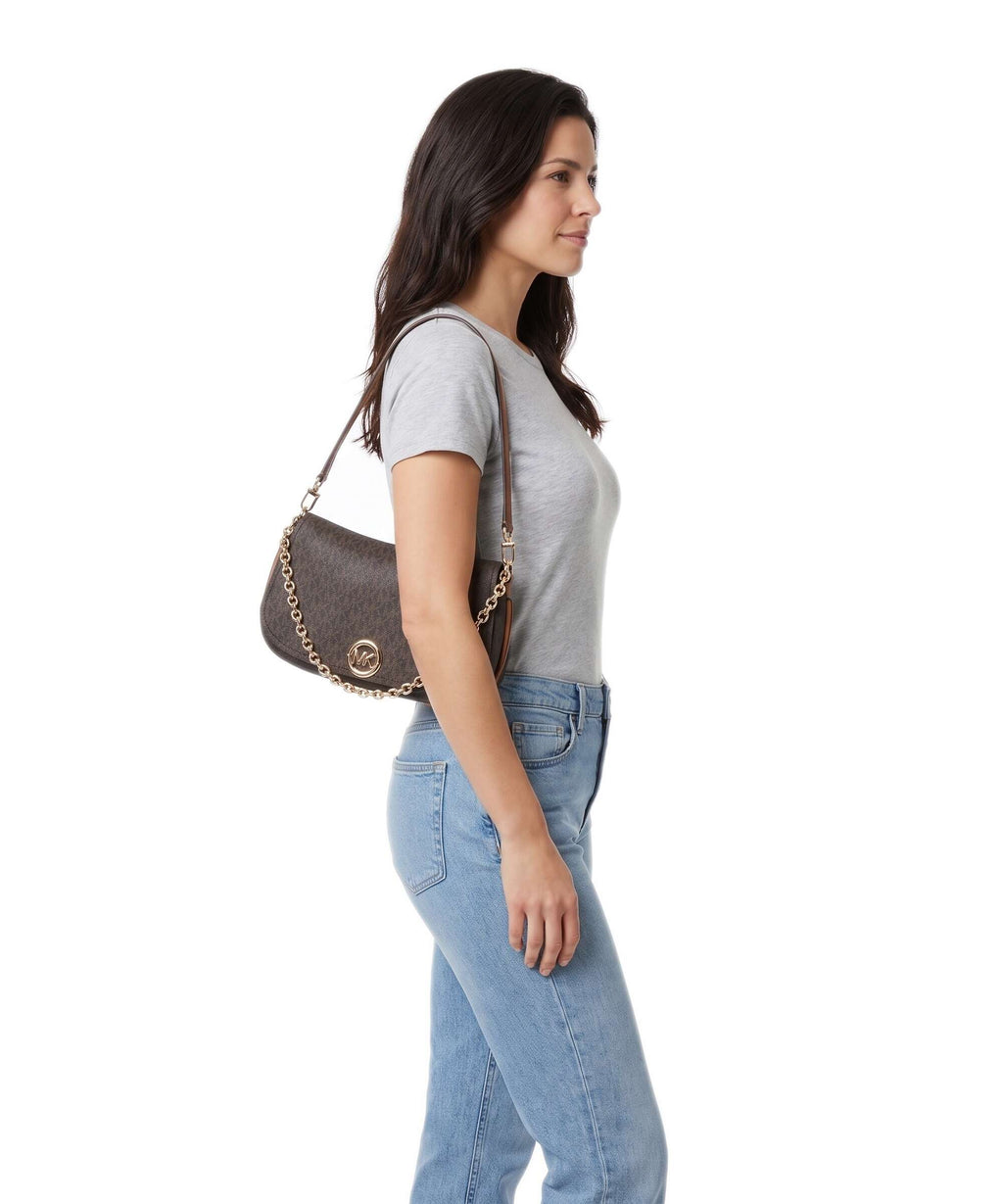 Michael Kors Nolita Medium Shoulder bag brown/acorn