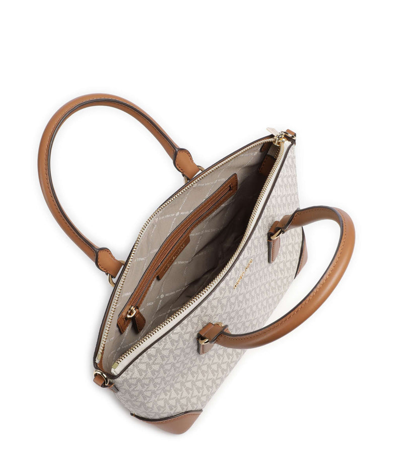 Michael Kors Murphy Medium Handbag vanilla/acorn