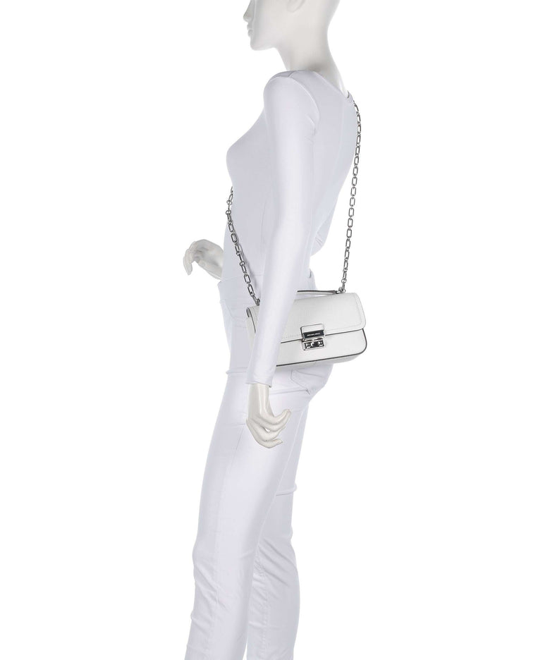 Michael Kors Tribeca Small Shoulder bag optic white