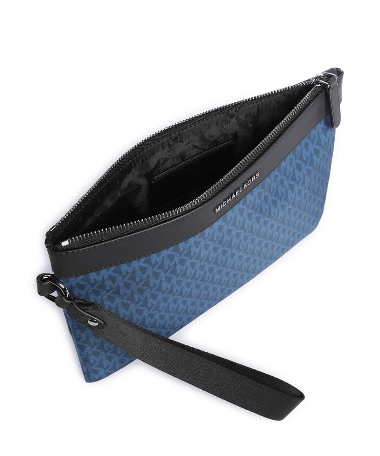 Michael Kors Brooklyn Wristlet river blue