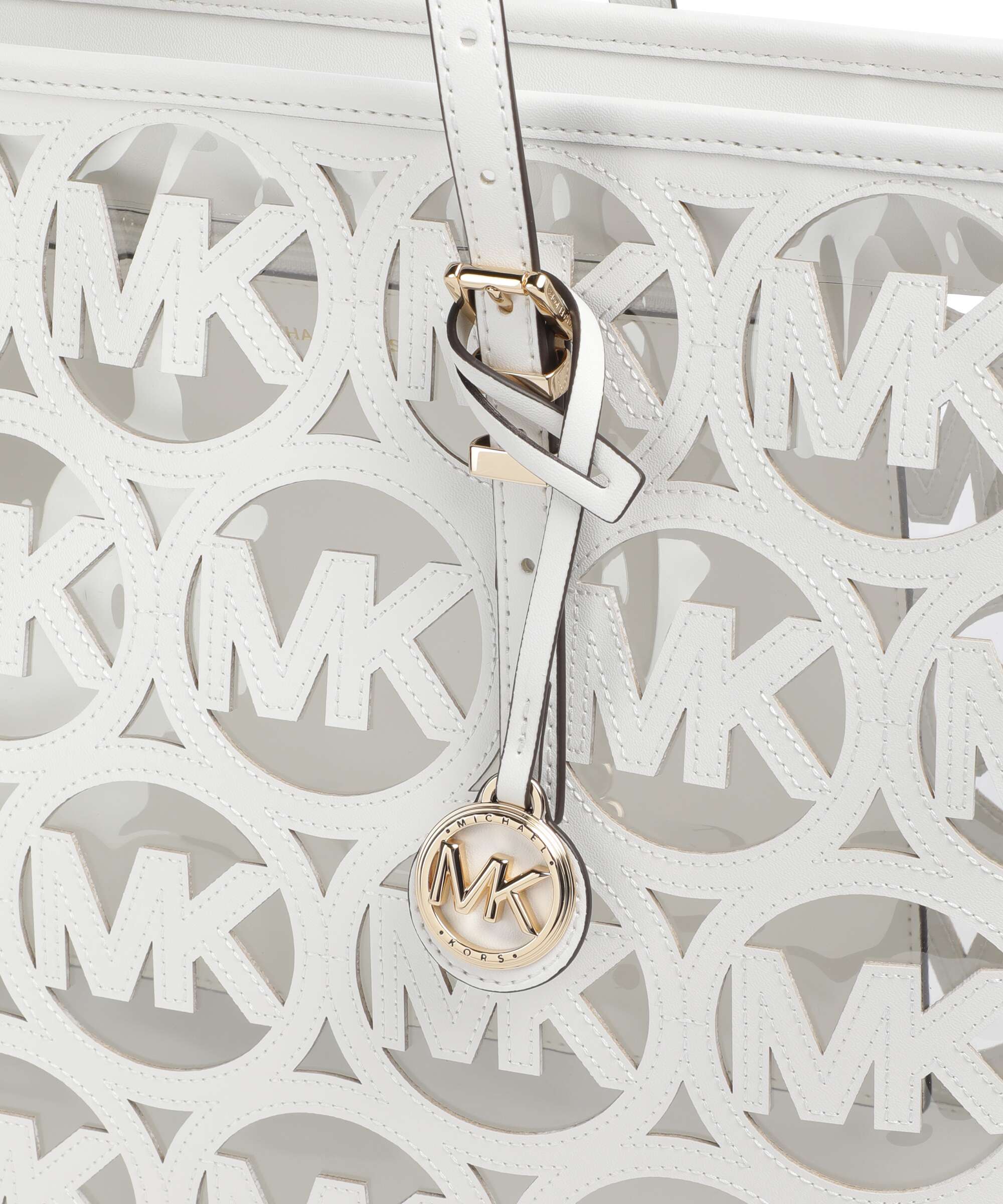 Michael Kors Quinn Large Tote bag optic white