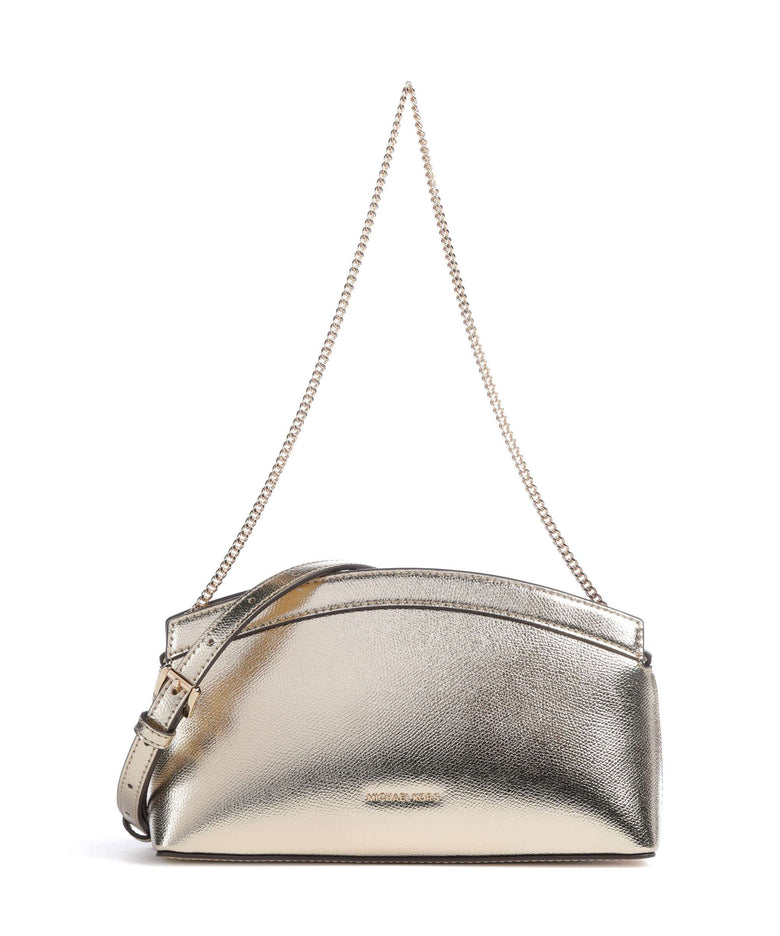 Michael Kors Athena Dome Chain Small Shoulder bag pale gold