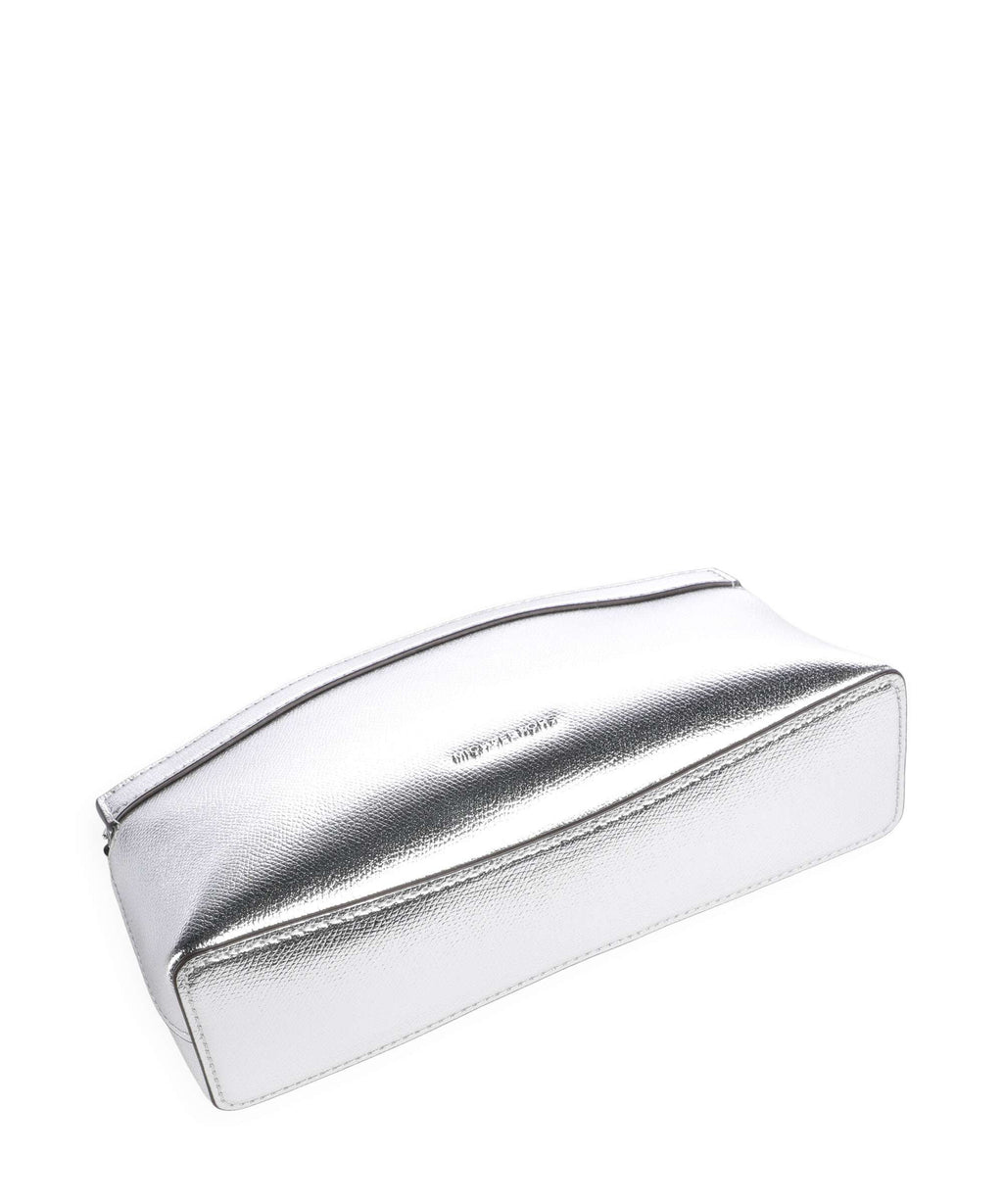 Michael Kors Athena Dome Chain Small Shoulder bag silver