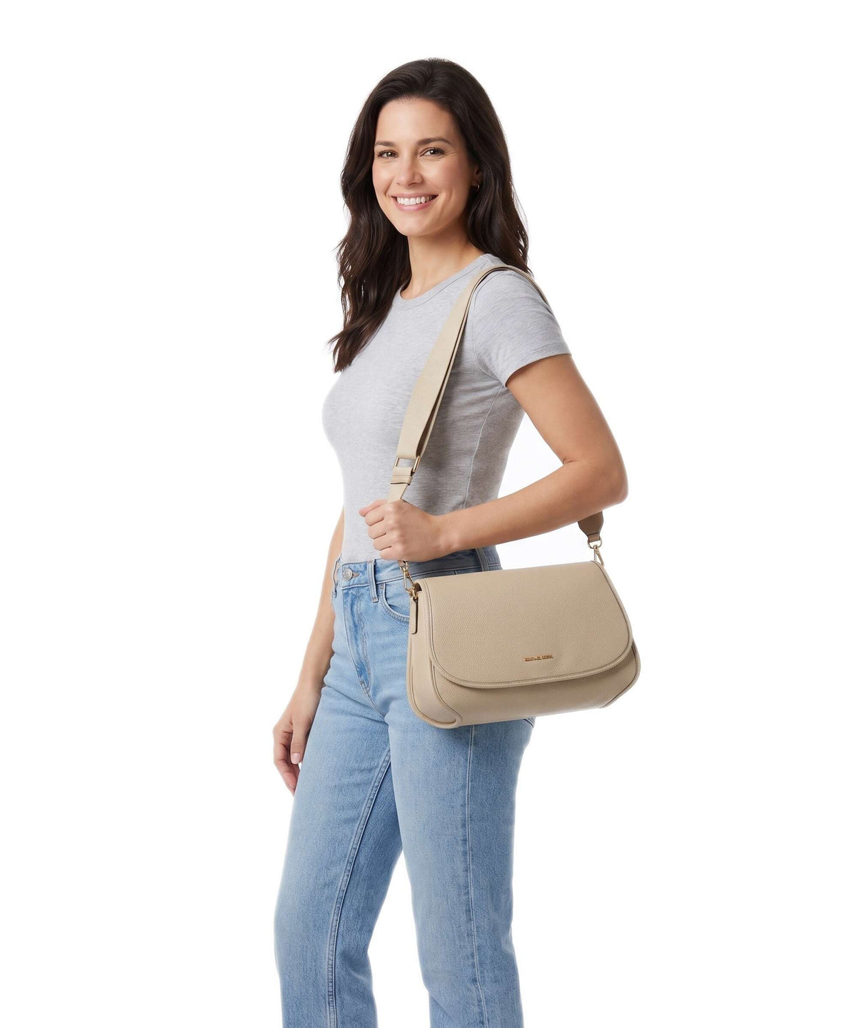 Michael Kors Holmes Medium Shoulder bag khaki