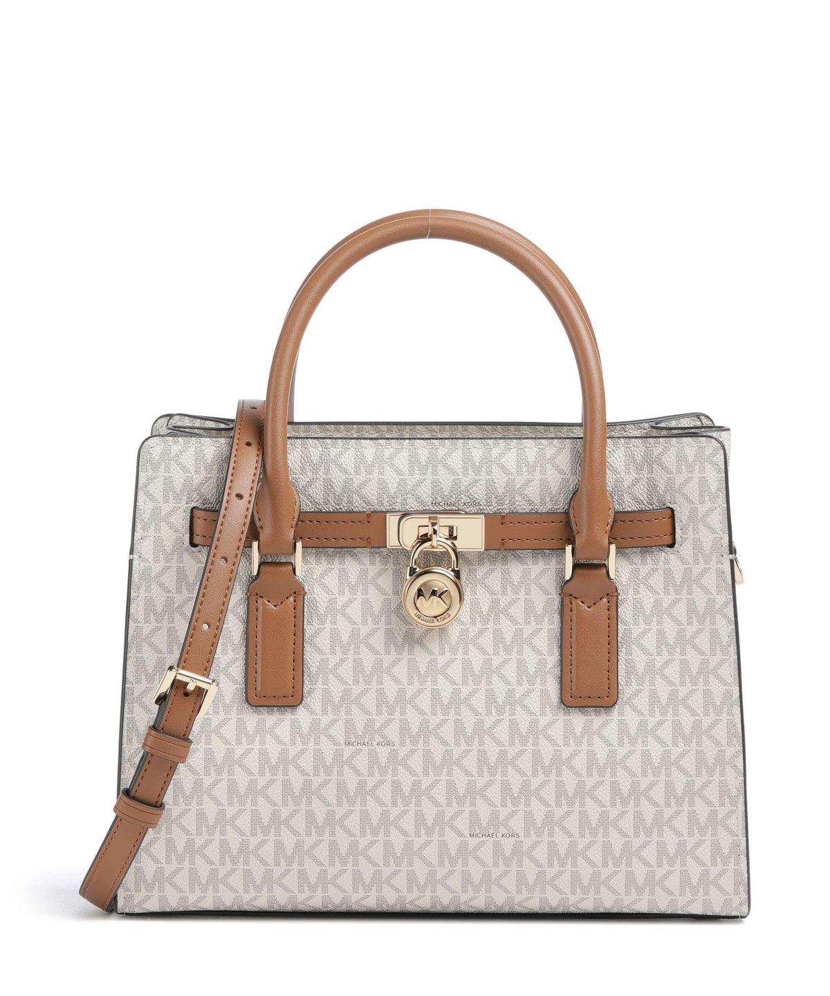 Michael Kors Hamilton Moderne Small Handbag vanilla/acorn