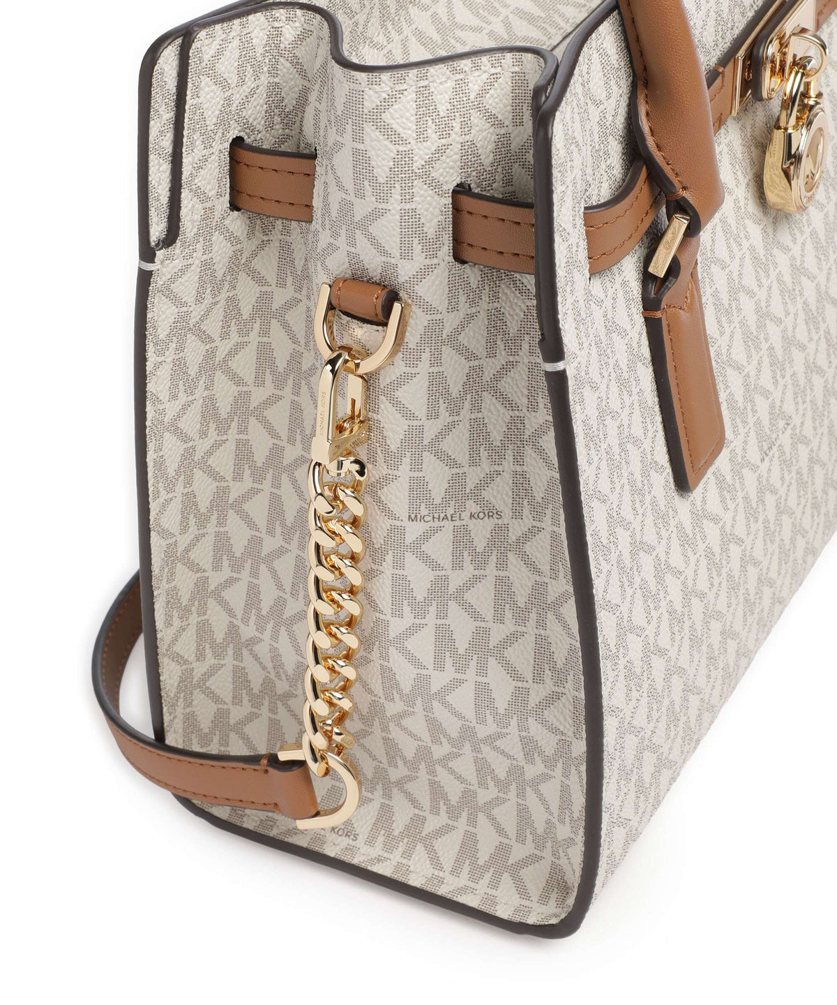 Michael Kors Hamilton Moderne Small Handbag vanilla/acorn