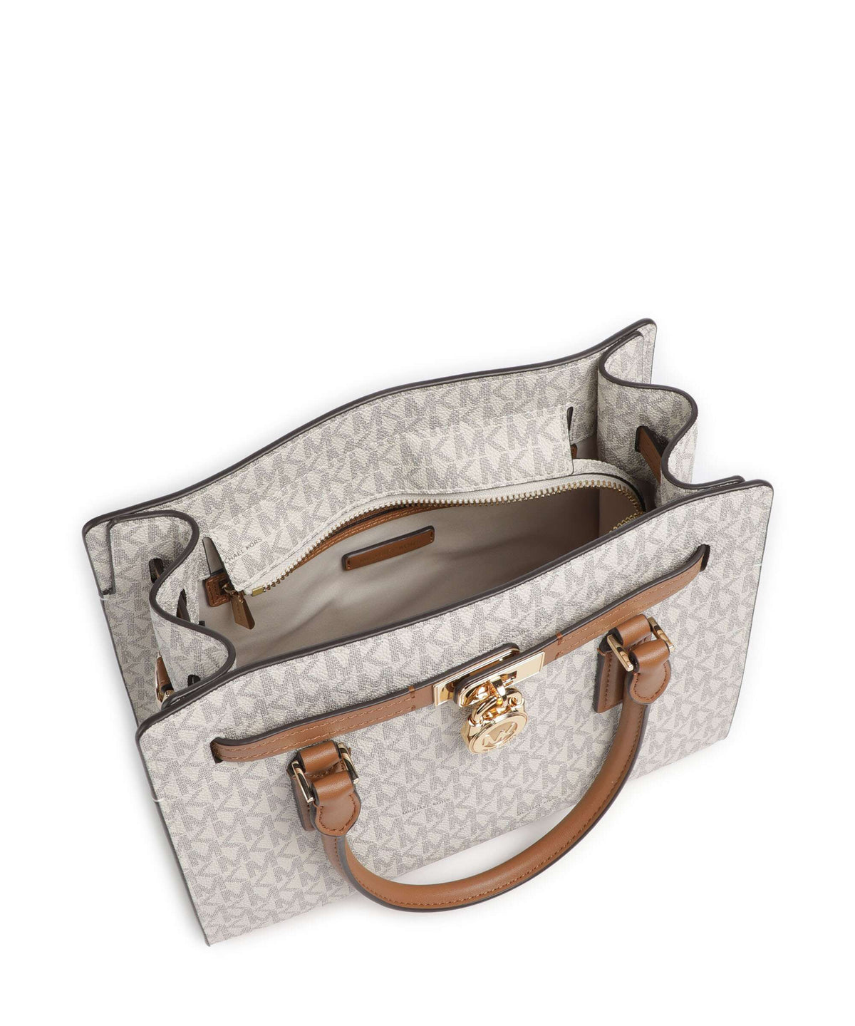 Michael Kors Hamilton Moderne Small Handbag vanilla/acorn
