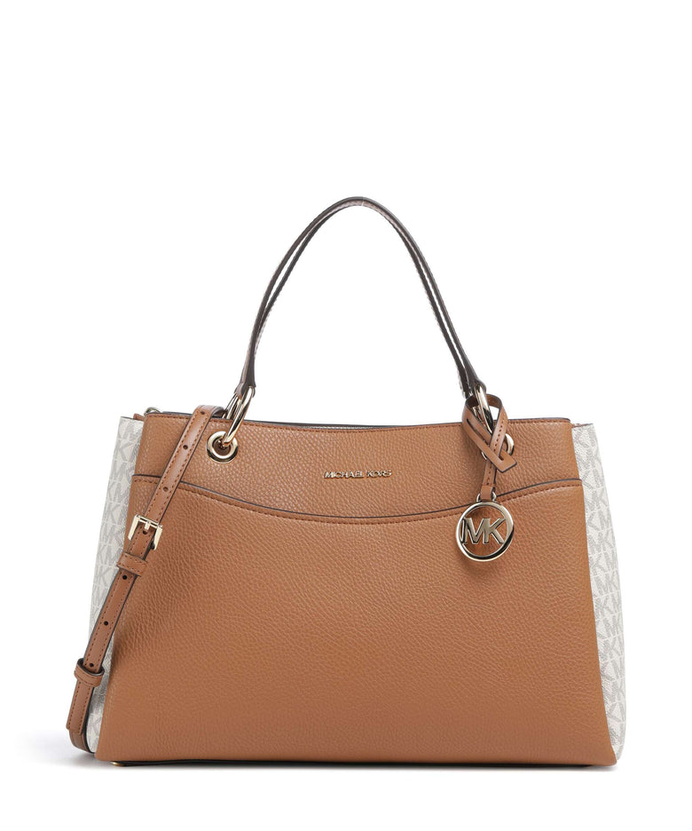 Michael Kors May Medium Handbag vanilla/acorn